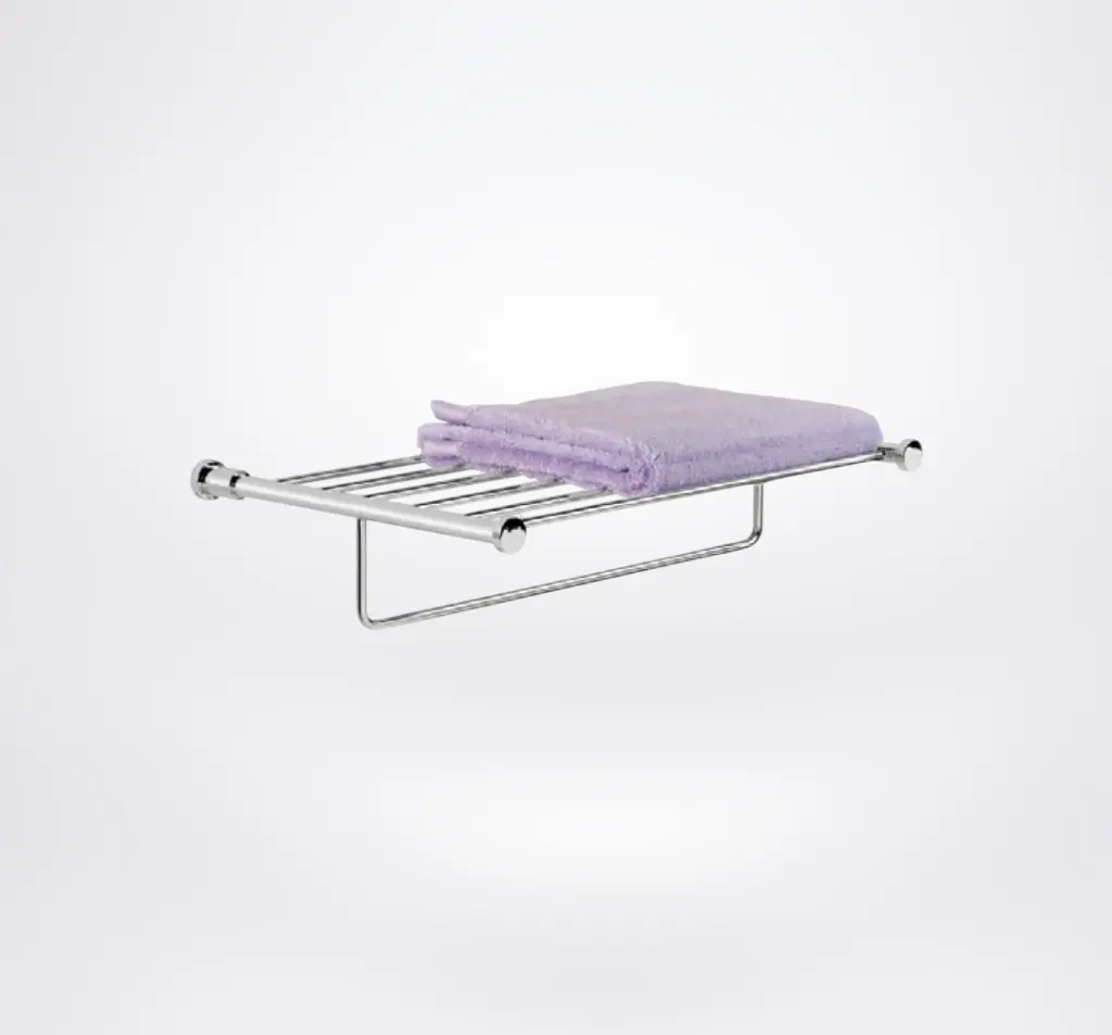 [85460/CR] Cylinder - Towel Rack (Polished Chrome)