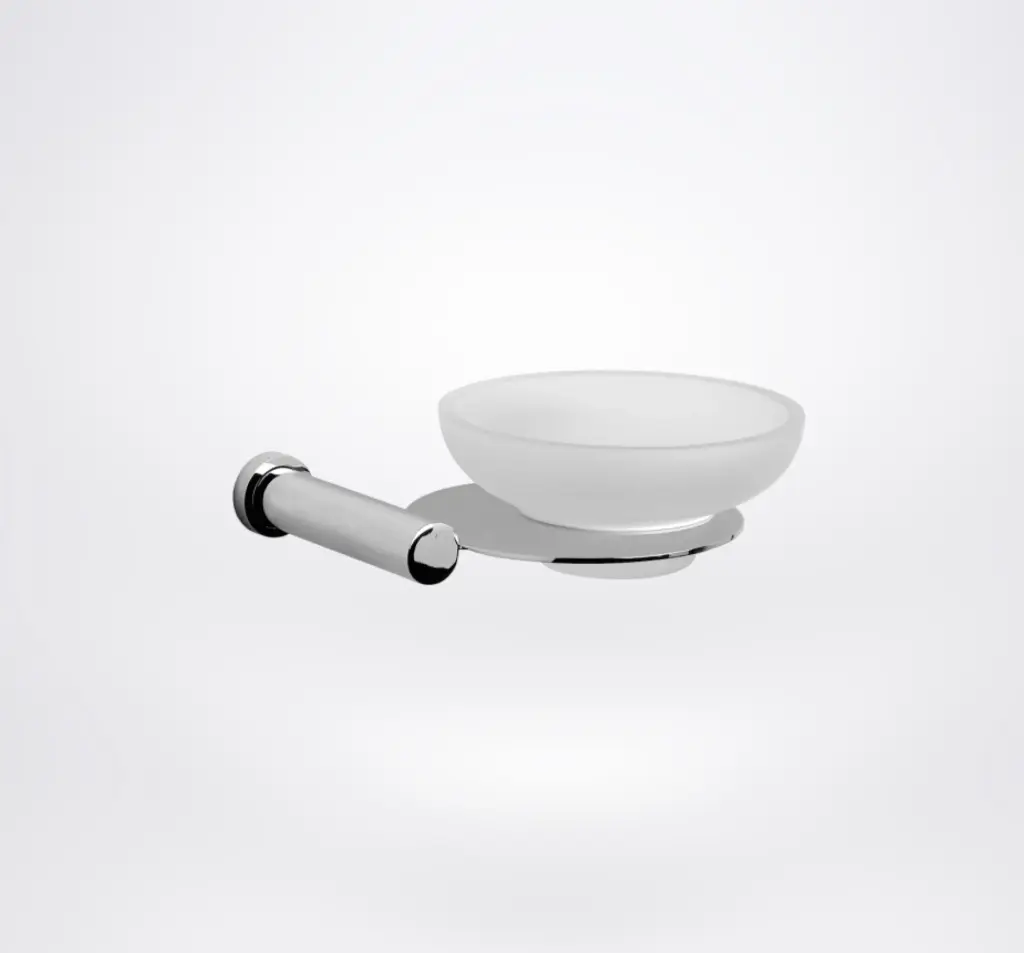 [85457M/CR] Cylinder - Wall Mounted Soap Dish (Polished Chrome)