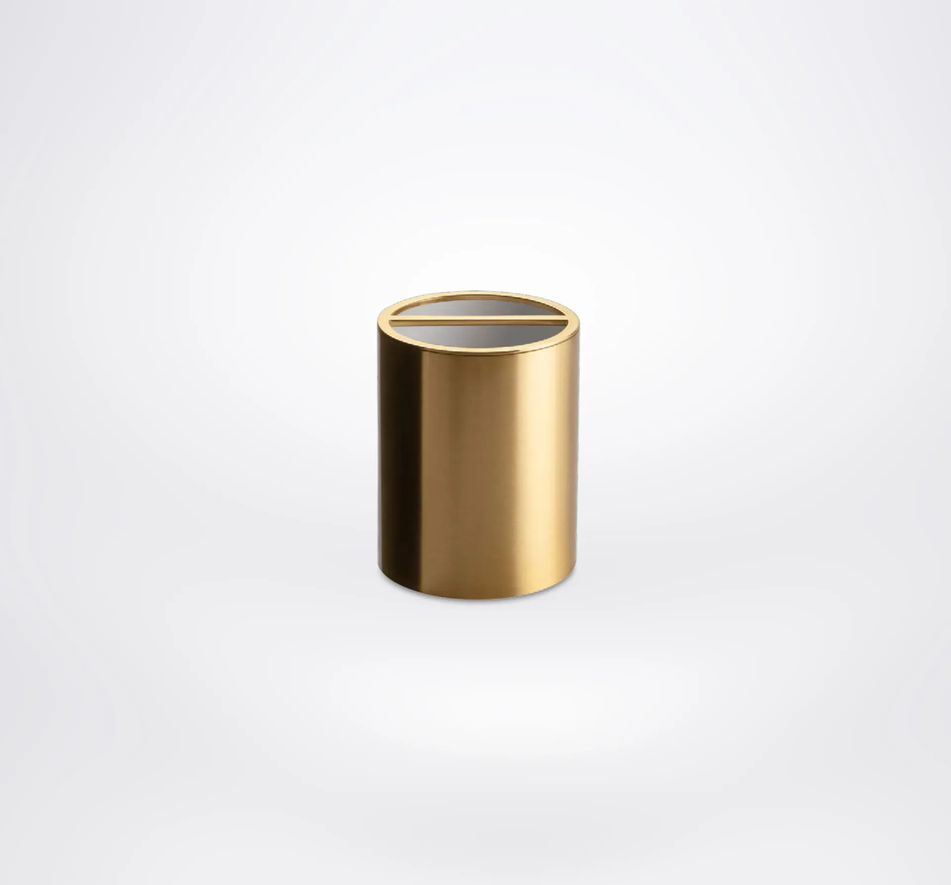 [91420/CR] Geometric - Brush Holder (Polished Chrome)