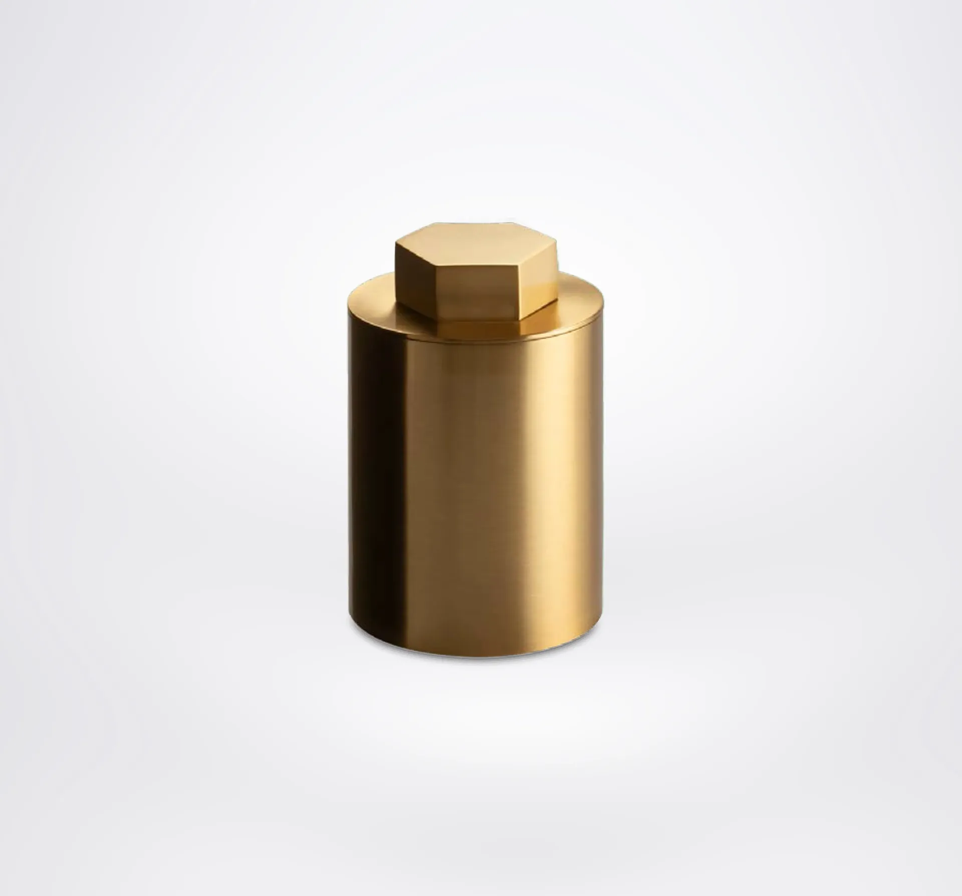 [88495/CR] Geometric - Cotton Jar (Polished Chrome, Ø80xh.120 mm)